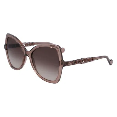 Liu •jo Bio Injected Women's Sunglasses In Brown