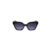 Liu •jo Black Bio-injected Women Sunglass In Black