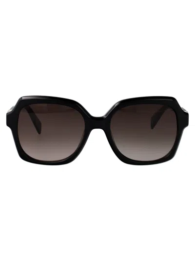 Liu •jo Liu Jo Black Acetate Sunglasses In Neutral