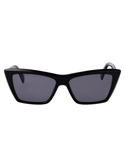 Liu •jo Liu Jo Black Acetate Sunglasses In Blue