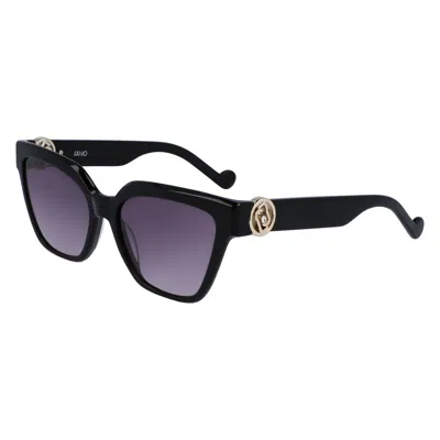 Liu •jo Black Acetate Sunglasses