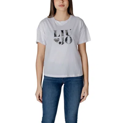 Liu •jo Black And White Cotton Tops & T-shirt