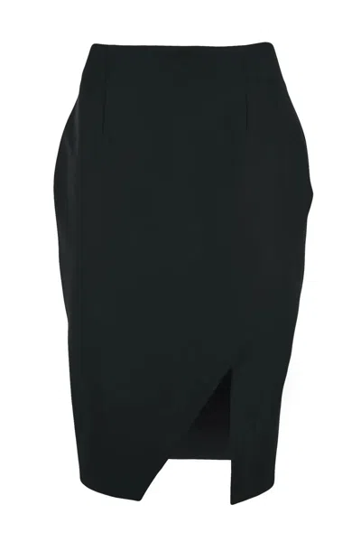 Liu •jo Black Asymmetrical Pencil Skirt