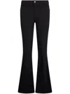 Liu •jo Liu Jo Slim Black Flared Jeans In Black