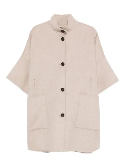 Liu Jo Black Coats Beige In Sand