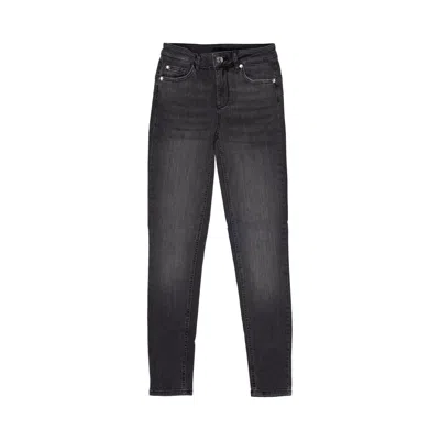 LIU •JO BLACK COTTON SKINNY JEAN