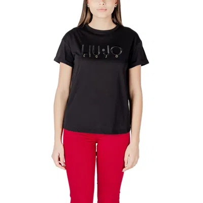 Liu •jo Black Cotton Tops & T-shirt