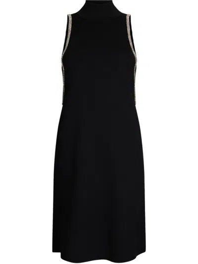 Liu •jo Liu Jo Black Evening Dress With High Neckline