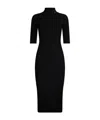 Liu •jo Black Knit Dress With Cut-out In Black
