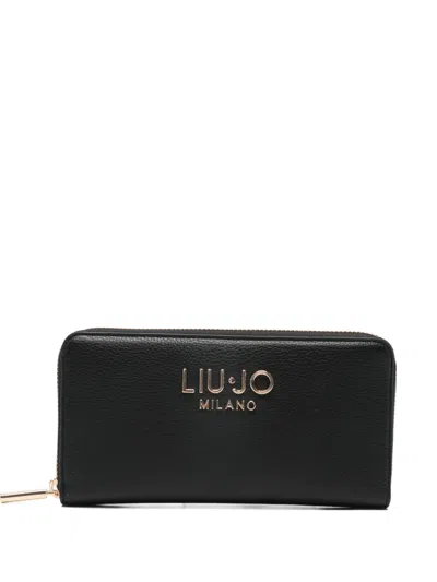 Liu •jo Liu Jo Black Leather Wallet