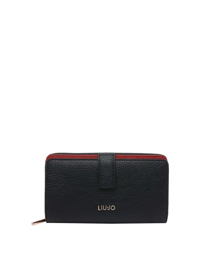 Liu •jo Black Logo Wallet