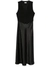 Liu •jo Abito Lungo Con Gilet In Black