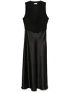 Liu •jo Abito Lungo Con Gilet In Black
