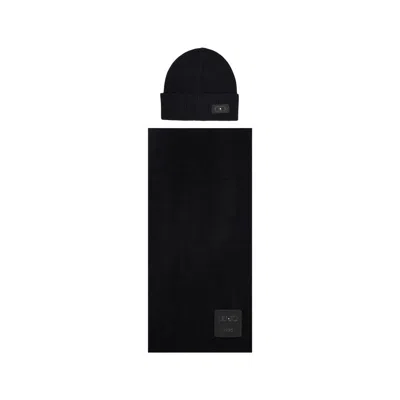LIU •JO BLACK POLYESTER BEANIE