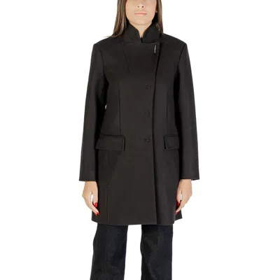 Liu •jo Black Polyester Coat
