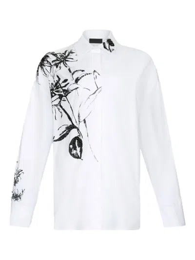 Liu Jo Black Shirts In White