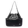 Liu •jo Liu Jo Black Shoulder Bag With Charm In Black