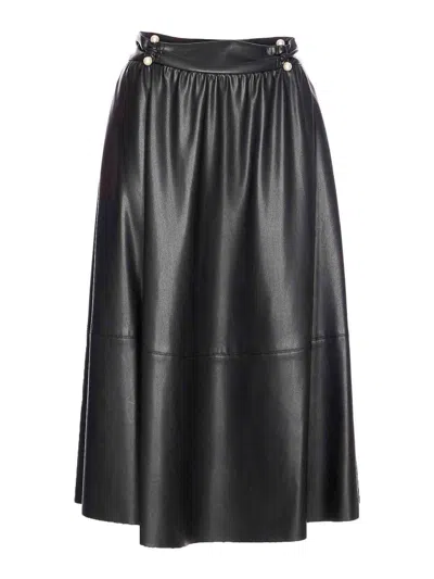 Liu •jo Female Skirts Liu Jo Cf5015 E0624 22222 In Black
