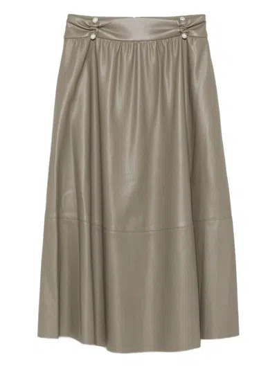 Liu Jo Black Skirts In Multi