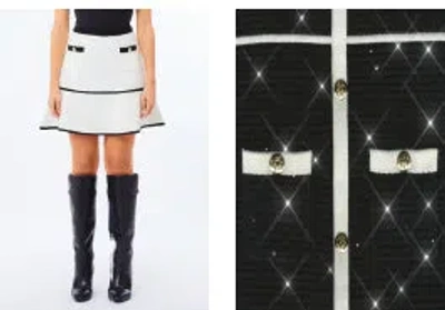 Liu Jo Black Skirts In White