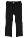Liu •jo Liu Jo Tailored Black Jeans With Stylish Tie Detail In Black
