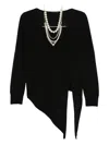 Liu Jo Black Sweaters In Black