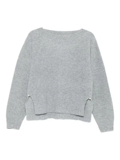 Liu Jo Black Sweaters Grey In Gray
