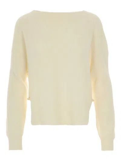 Liu Jo Black Sweaters In White