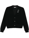 Liu •jo Crystal-embellished V-neck Sweatshirt In Black