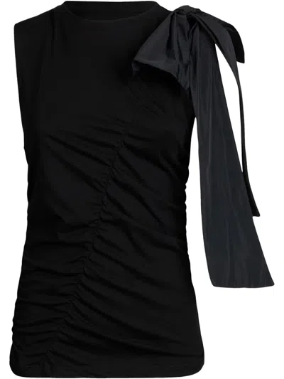 Liu •jo Black Top With Bow