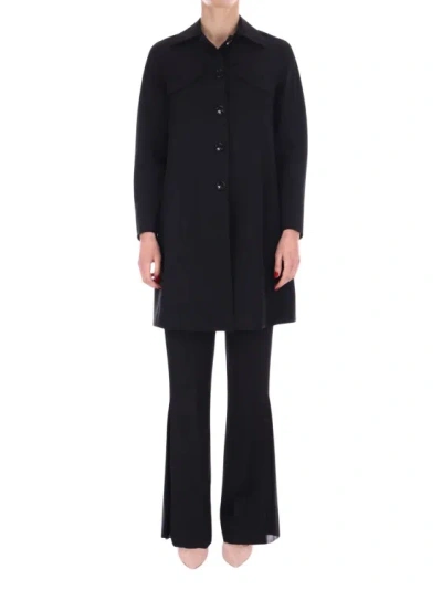 Liu •jo Black Viscose Coat