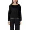 Liu •jo Black Viscose Sportswear In Black