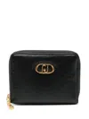 Liu •jo Black Wallet With Logo Plaque By Liu Jo In Black