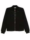 Liu •jo Beaded Sweatshirt In Black