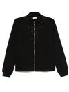 Liu •jo Beaded Sweatshirt In Black