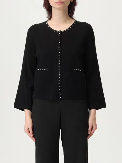LIU •JO JACKET LIU JO WOMAN COLOR BLACK,H06898002