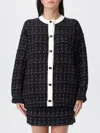 Liu •jo Long Flowing Maxi Cardigan With Open Front In Black