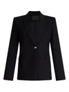 Liu •jo Blazer With Brooch Detail In Black