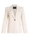 Liu •jo Blazer With Brooch Detail In Neutral
