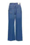 Liu •jo Liu Jo Straight-leg High-waisted Blue Jeans In Blue