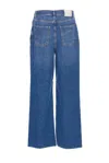 Liu •jo Liu Jo Straight-leg High-waisted Blue Jeans In Blue