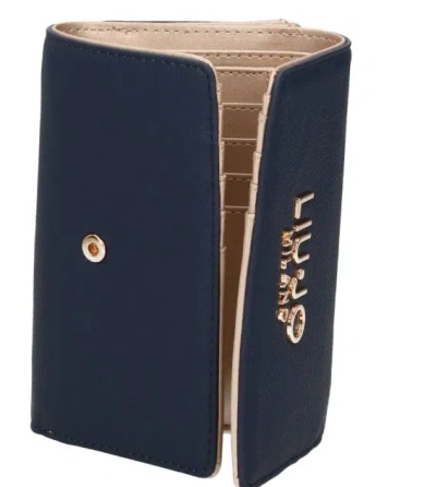 Liu •jo Liu Jo Blue Bamboo Logo Detail Wallet In Orange