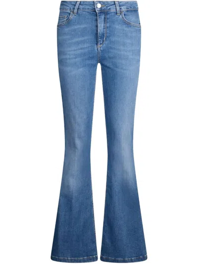Liu •jo Blue Bell-bottom Jeans