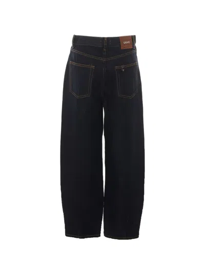 Liu •jo Liu Jo Blue Contrast Stitching Trousers