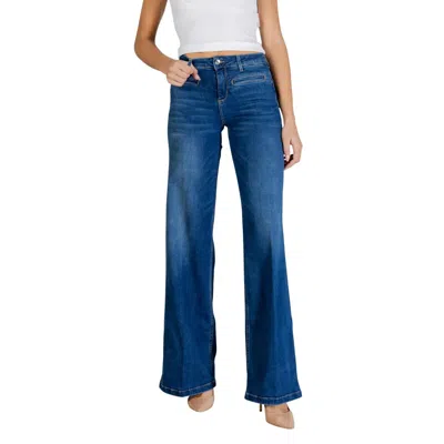 Liu •jo Blue Cotton Bootcut Jeans