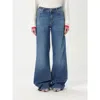 Liu •jo Blue Cotton Flared Jeans In Blue