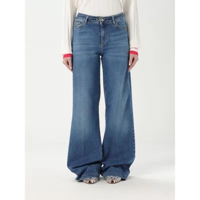 Liu •jo Blue Cotton Flared Jeans