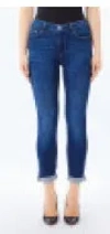 Liu Jo Blue Denim Jeans In Blue