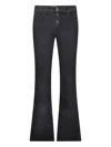 Liu Jo Blue Denim Jeans Black In Black