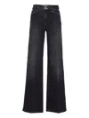 Liu Jo Blue Denim Jeans Black In Black